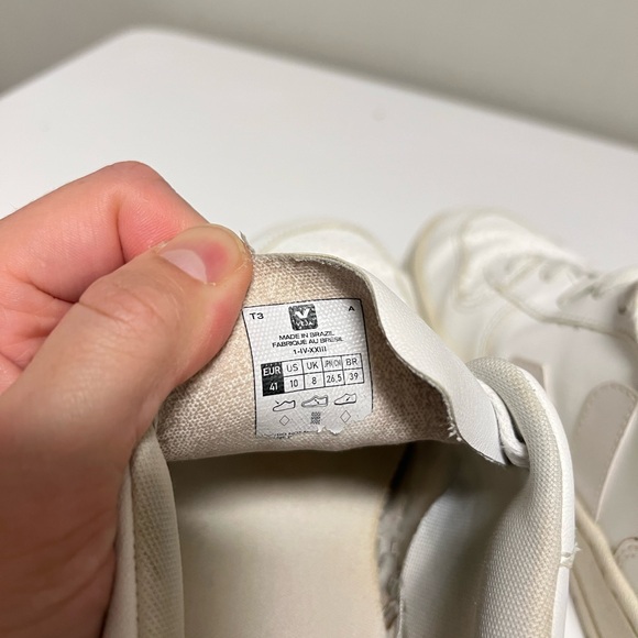 VEJA V-10 CWL SNEAKERS FULL WHITE WOMEN'S US 10 EU 41 - Picture 14 of 14